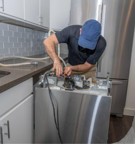 our dishwasher repair technicians have years of experience and are highly trained in all aspects of dishwasher repair